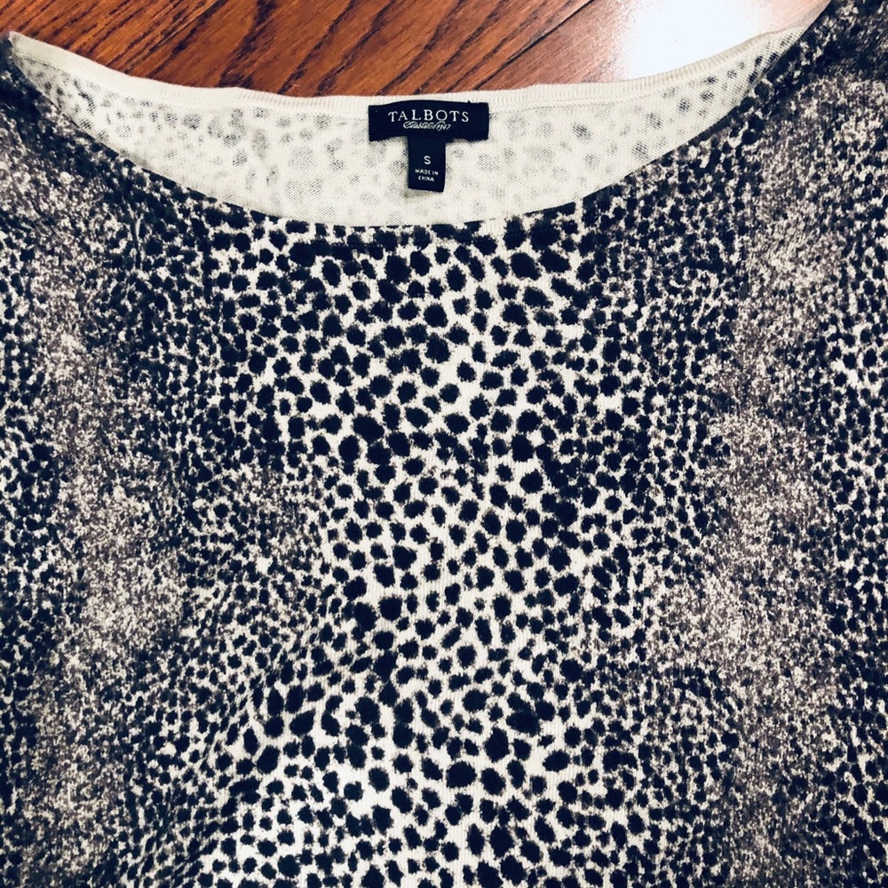 Talbots shirtsleeves sweater